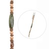Crystal Lane DIY Glass Glass Agate Metal Clay Naturals Mix 7" Designer Bead Strand - 4 of 4
