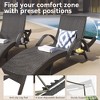 YOOCOZZ Outdoor All-Weather Wicker Chaise Lounge Chairs & Sunbathing Recliners with Adjustable Backrest and Side Table, Set of 2 - 4 of 4