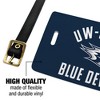University of Wisconsin  Stout Blue Devils Logo Luggage ID Tags Suitcase CarryOn Cards  Set of 2 - 2 of 4