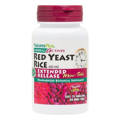 Herbal Actives Red Yeast Rice 600 mg Extended Release by Nature's Plus  -  60 Mini Tablet
