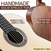 Pyle Classic Acoustic Guitar with Spruce Top & Nylon Strings for Beginners - 2 of 4