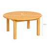 ECR4Kids Hardwood Table with 14in Legs, Kids Furniture, Honey - 2 of 4