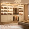 Aheaplus 71'' Tall Storage Bookcase, Bookshelf with 3-Tier Open Shelves and 3 Drawers, Wood Storage Cabinet - 4 of 4