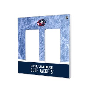 NHL Eastern Conference Teams Ice Wordmark Hidden-Screw Light Switch Plate for Double Rocker - 1 of 4