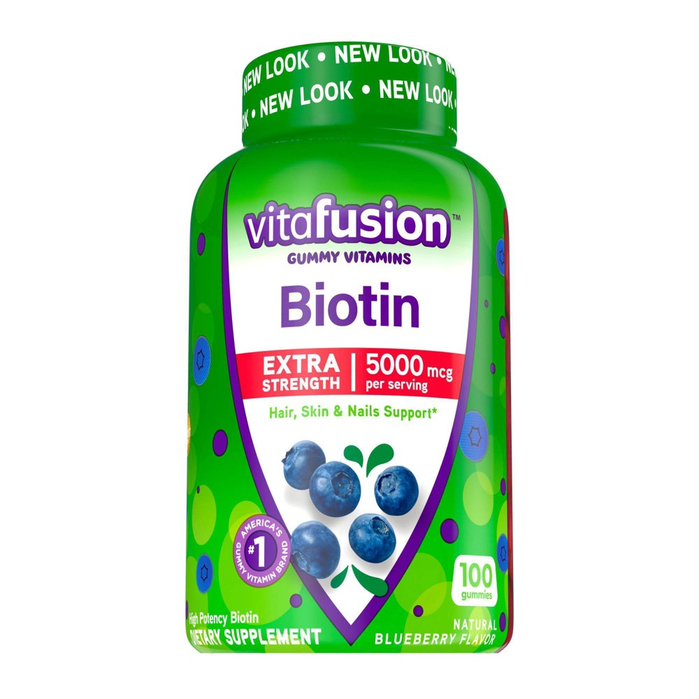 UPC 027917000268 product image for Vitafusion Extra Strength Biotin Gummies - Blueberry - 100ct | upcitemdb.com