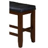TiramisuBest Industrial Counter-Height Bench - Light Gray Foam-Cushioned Seat for Kitchen & Dining - 4 of 4