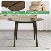 AMERLIFE Mid-Century Solid Wood Foldable Dining Table Set - 4 of 4
