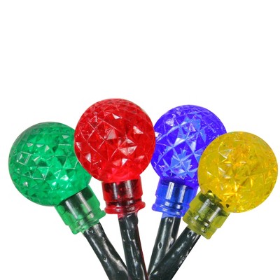 PENN 240ct LED G20 Globe String Lights Multi-Color - 8' Green Wire