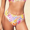 Women's Vibrant Floral Print Bikini Bottoms - Cupshe - 4 of 4