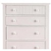 PAGED Contemporary Dresser for Bedroom Black Finish Storage Cabinet with Drawers for Living Room, Hallway, Office - 3 of 4