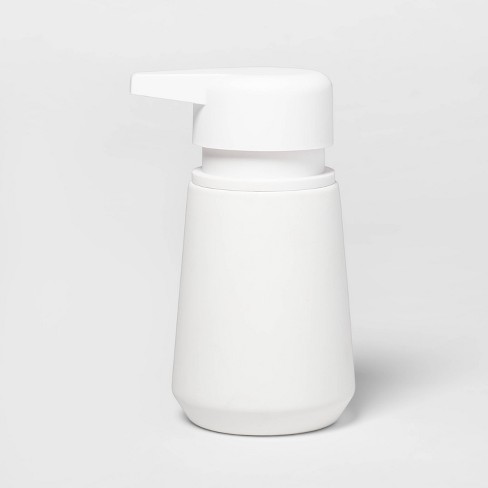 White Foaming Soap Bottle with Pump