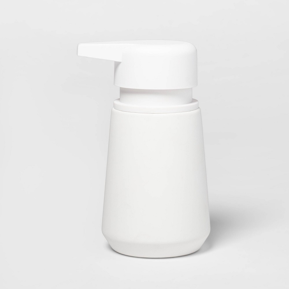Photos - Soap Holder / Dispenser Modern Soft Touch Soap Pump White - Threshold™