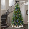 Puleo 9' Pre-Lit Artificial Wyoming Pine Tree with Multi-Function LED Lights - 2 of 4