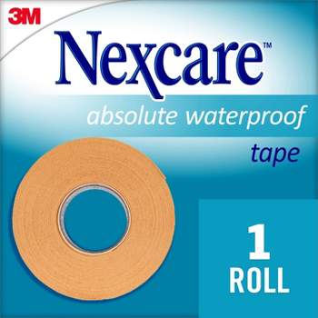 Nexcare Absolute Waterproof First Aid Tape, Tan, 1 in x 5 yds