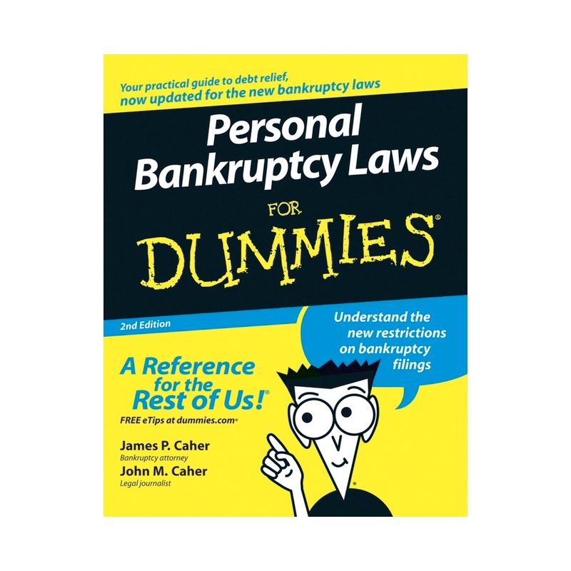 Personal Bankruptcy Laws FD 2e - (For Dummies) 2nd Edition by  James P Caher & John M Caher (Paperback), 1 of 2