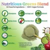 Greens Superfood Powder Original Organic Greens Smoothie, Mix Powder Probiotics, Wheat Grass, Spirulina, Chlorella, 28 Servings By Nature's Nutrition - 3 of 4