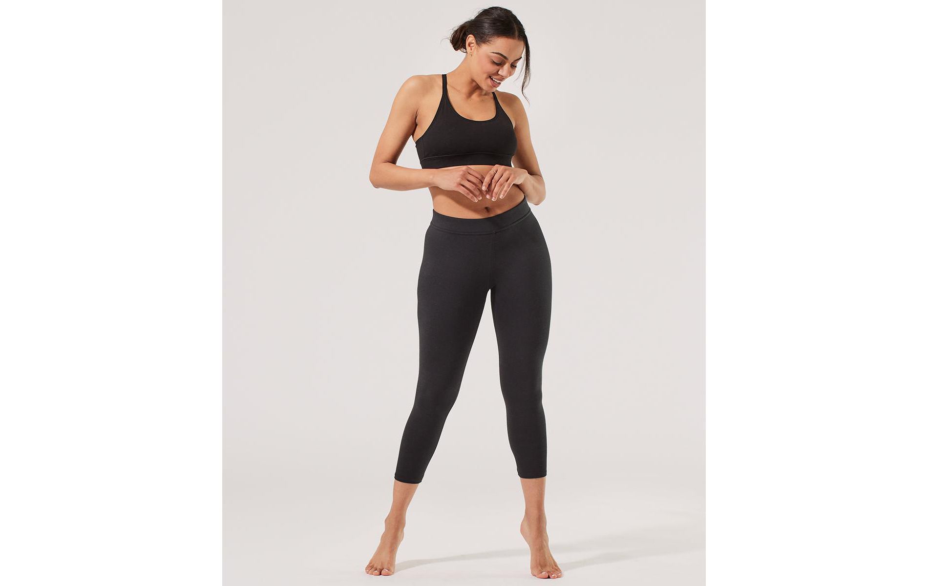 Pact Women's Everyday Cropped Legging Made with Organic Cotton