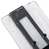 C Cattleya Matte Black Dimmable LED Wall Light with Seeded Water Glass - 4 of 4