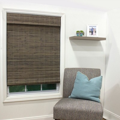 Cordless Blackout Woven Bamboo Indoor Roman Shade