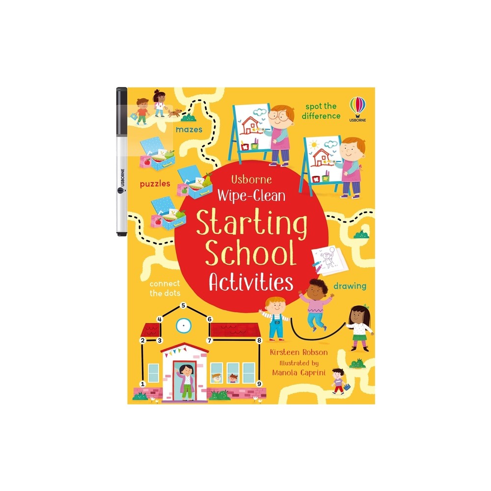 Wipe-Clean Starting School Activities - (Wipe-Clean Activities) by Kirsteen Robson (Paperback)