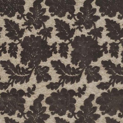Light Brown Floral Wool Viscose Chenille 8' x 11'2" Area Rug