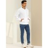 Lars Amadeus Men's Zip Up Long Sleeves Solid Color Knit Hooded Jackets - 4 of 4