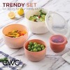 COOK WITH COLOR DEEP MIXING BOWLS WITH LIDS 12 PIECE MULTI - 4 of 4