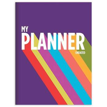 Undated My Planner Monthly Undated 7" x 10.25" - Rainbow