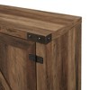 NicBex TV Stands for 80 inch TV, Farmhouse Entertainment Center with 2 Barn Doors and 3 Shelves,TV Console for Living Room, Bedroom, Home,Brown - 4 of 4