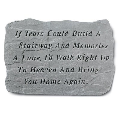 Kay Berry Design Toscano If Tears Could Build A Stairway: Cast Stone Memorial Garden Marker