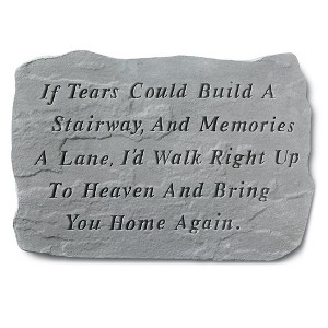 Kay Berry Design Toscano If Tears Could Build A Stairway: Cast Stone Memorial Garden Marker - 1 of 1