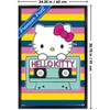 Trends International Hello Kitty: 2016 General - Vintage Cassette Tape Framed Wall Poster Prints - 3 of 4