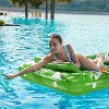 Jasonwell 4‑in‑1 Inflatable Tanning Lounger — Sun Tan Tub & Pool Raft, Water‑Filled Mat/Pad for Adults & Kids (Large) - Green - 3 of 4