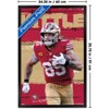 Trends International NFL San Francisco 49ers - George Kittle 25 Framed Wall Poster Prints - 3 of 4
