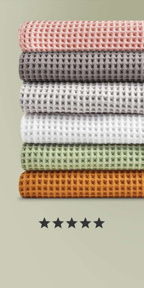 Casaluna Bath Waffle Towel - 5 star review