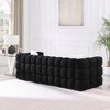 Spacious 3-Seater Boucle Sofa, 84" Marshmallow Couch Designed for US Body Comfort, Includes 2 Pillows - 4 of 4