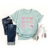 Simply Sage Market Women's Coquette Pink Bow Chart Short Sleeve Graphic Tee - 3 of 3