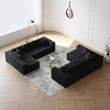 188" Modular Corduroy Modular U-Shaped Sectional Sofa, 8-Piece Floor Couch Set, No Assembly, Free Combination, Foam-Filled Sofa - 2 of 4