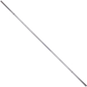 Swtroom 1 Inch Stardard Barbell Bar 5FT for Weightlifting and Power Lifting 300 Pound Capacity Chrome Finish Silver - 1 of 4
