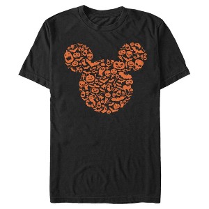 Men's Mickey & Friends Halloween Silhouette T-Shirt - 1 of 4
