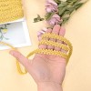 Gimp Braid Trim, 27 Yards Gold and Silver Metallic Edge Woven Trim, Curtain Slipcover Costume Decoration Sewing DIY Craft - 3 of 4