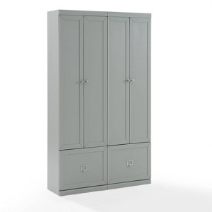 2pc Harper Entryway Set with 2 Pantry Closets Gray - Crosley - 1 of 4