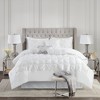 Lyngins 7-Piece Queen Comforter Set, Tufted Design Bedding Set, Quilt Bedding Set with Shams, Pillows & Bed Skirt, Hypoallergenic - 2 of 4