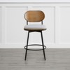Spruce&Spring Swivel Counter Bar Stool with Metal Legs - 4 of 4