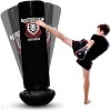 Invincible Fight Gear Bounce Back Freestanding Heavy Duty Boxing Punching Ba–Durable,Convenient,Multi-Use for Aerobic Fitness andMartial Arts Workouts - 3 of 4