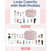 Travel Toiletry Bag, Large Wide-open Makeup Cosmetic Travel Bag for Toiletries with Handle - 4 of 4