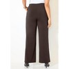 Catherines Women's Plus Size Dream Drape Pull-On Knit Pant - 3 of 4