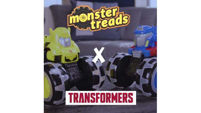 Monster Treads Lightning Wheels Optimus Prime, 2 of 7, play video