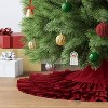 48" Velvet Tree Skirt with 3 Layers of Ruffles - Wondershop™ - 2 of 4