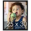 PosterPalooza | Classic Modern Black Picture Frame - UV Acrylic, Foam Board Backing, Hanging Hardware - 2 of 4